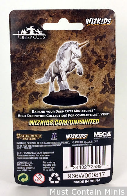 Pathfinder: Unicorn Unpainted Miniature