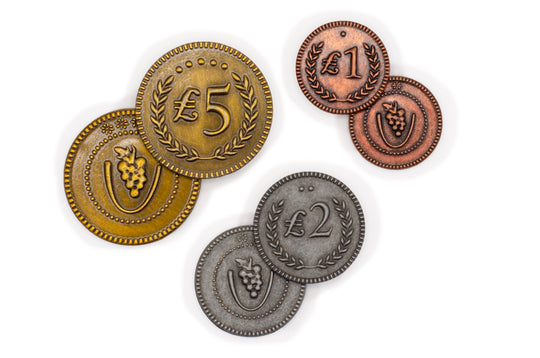 Viticulture: 72 Metal Lira Coins