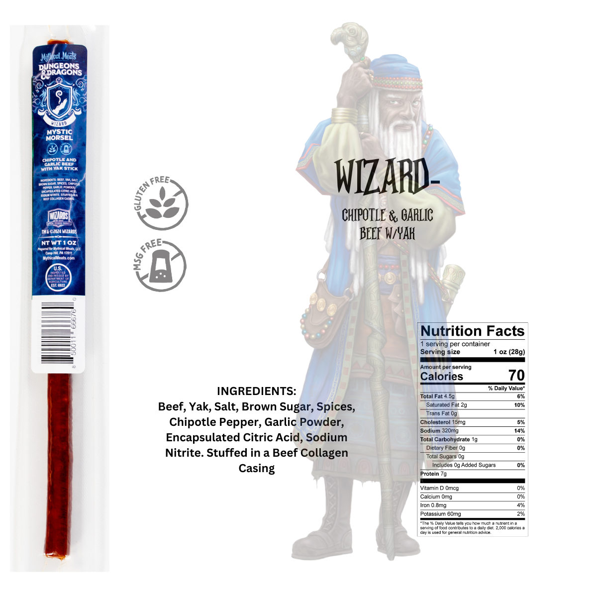 Dungeons and Dragons Snack Sticks