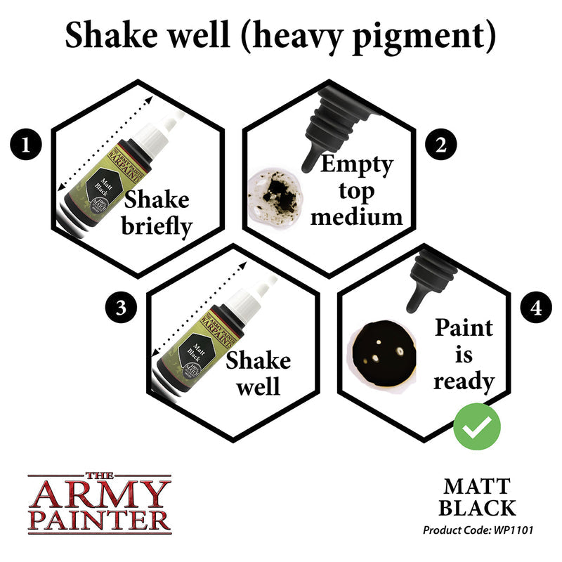 Army Painter Warpaints: Matt Black