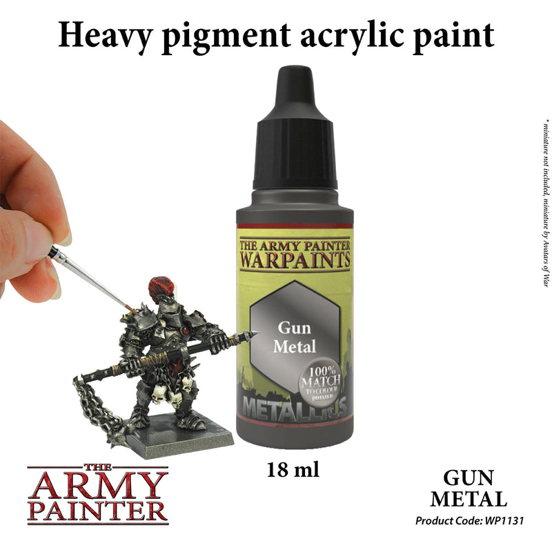 Army Painter Warpaints: Metallics Gun Metal