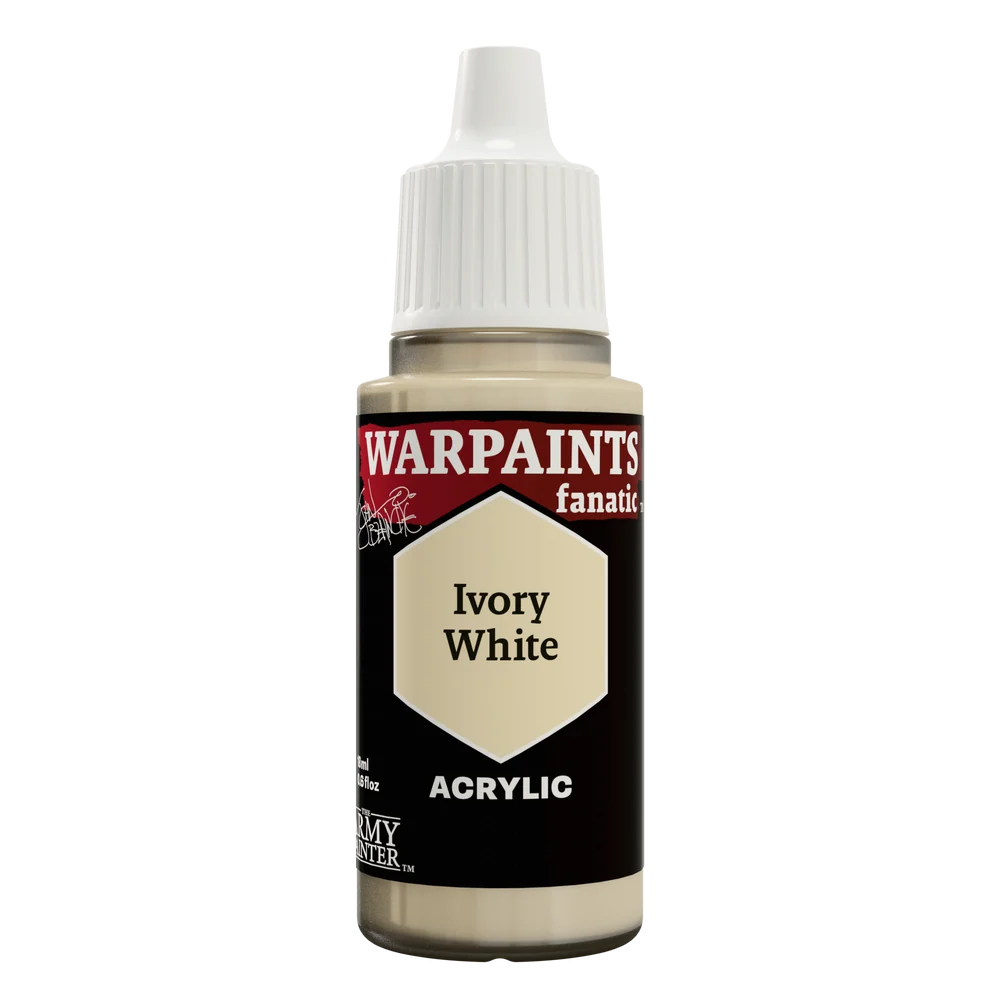 Masterclass Paints: Army Painter: Fanatic: John Blanch: Ivory White