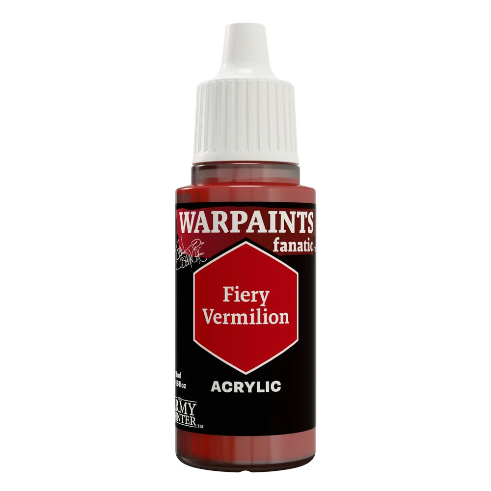 Masterclass Paints: Army Painter: Fanatic: John Blanch: Fiery Vermilion