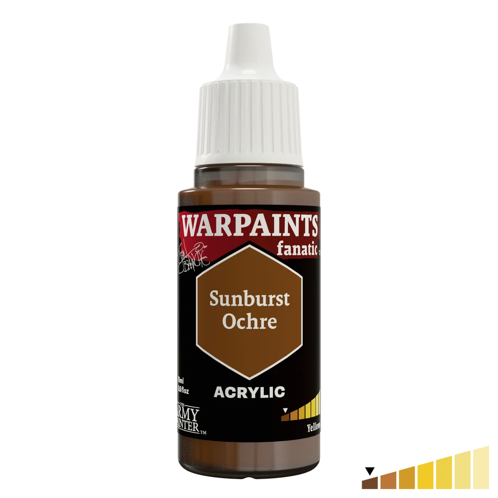Masterclass Paints: Army Painter: Fanatic: John Blanch: Sunburst Ochre