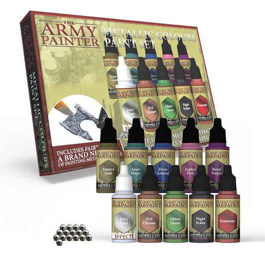 Army Painter Warpaints Metallics: Metallic Colours Paint Set