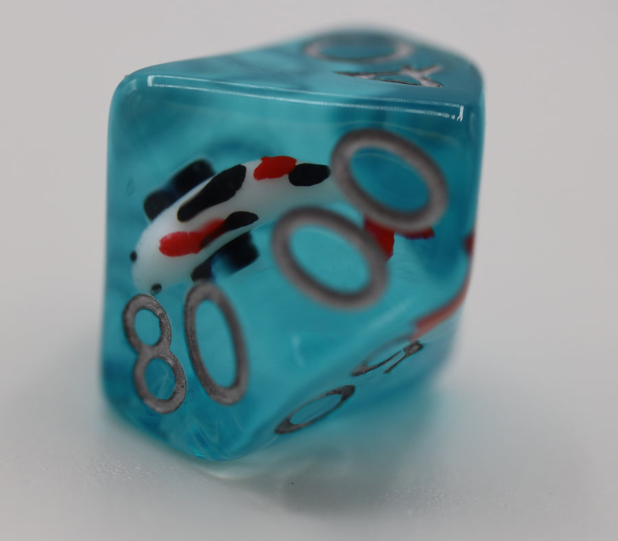 Water Garden Koi RPG Dice Set
