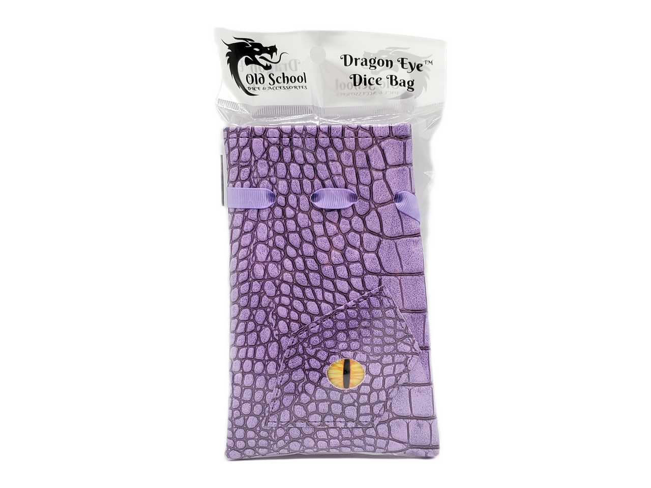 Old School Dice: Dragon Eye Dice Bag - Amethyst Dragon