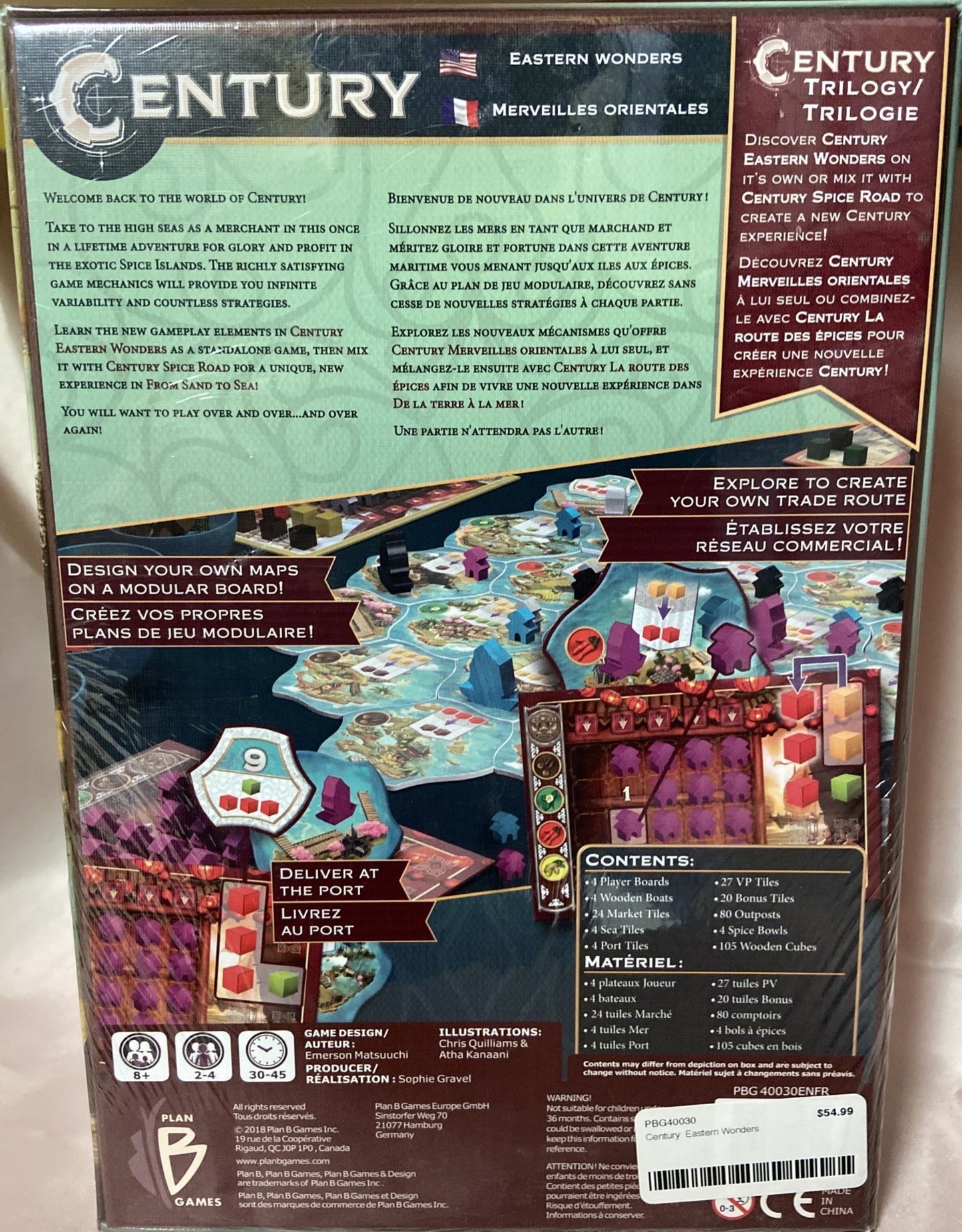 CENTURY: EASTERN WONDERS: Board Game