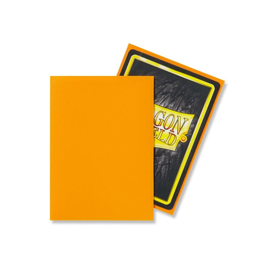 Dragon Shield Sleeves: Matte Orange (100 Sleeves)
