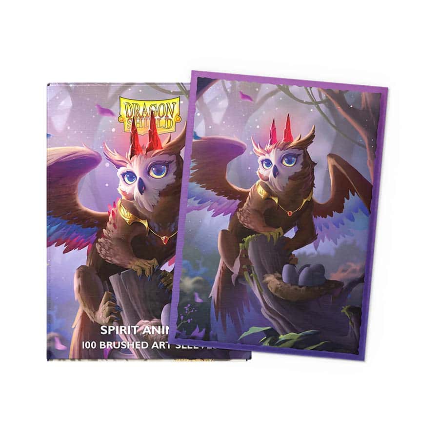 Dragon Shield Sleeves: Brushed Art: Spirit Animals: The Dragowlis
