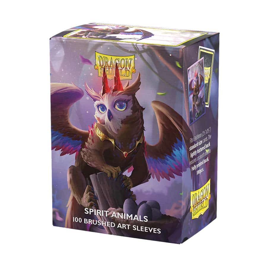 Dragon Shield Sleeves: Brushed Art: Spirit Animals: The Dragowlis