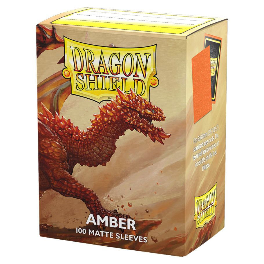 Dragon Shield Sleeves: Matte Amber (100 Sleeves)