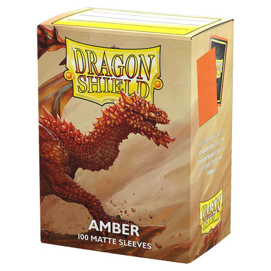 Dragon Shield Sleeves: Matte Amber (100 Sleeves)