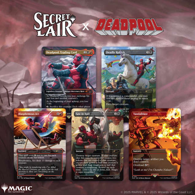 Magic the Gathering CCG: Secret Lair Marvel Non Foil