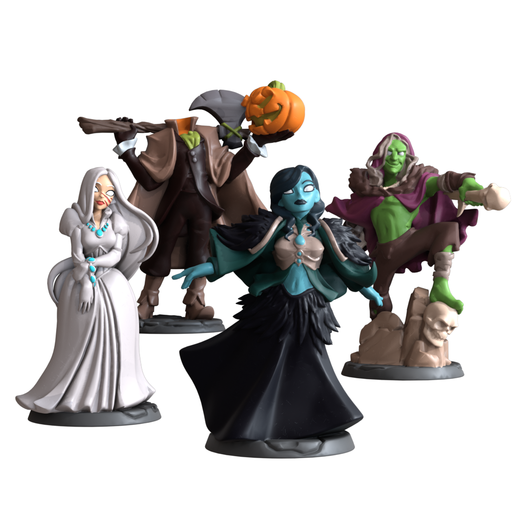 Dice Throne: Outcasts Pre-Painted Miniatures