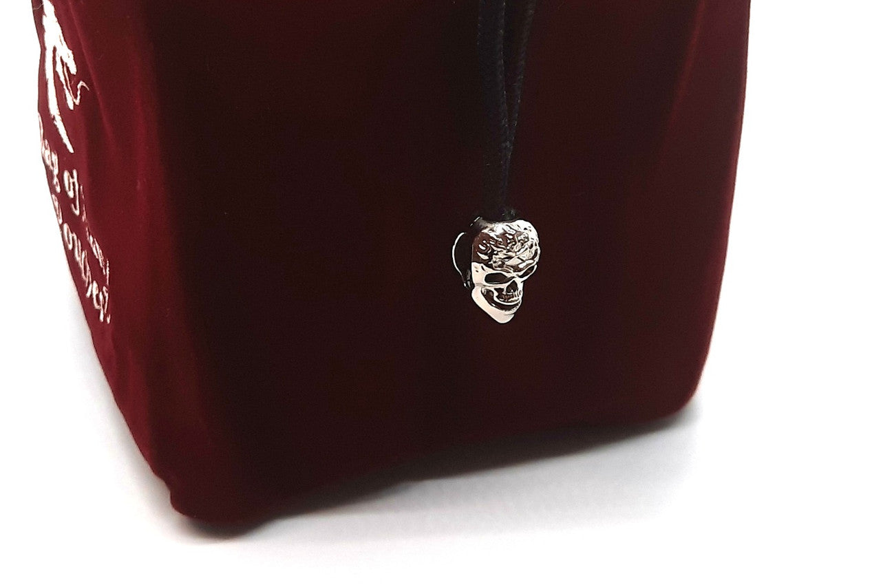 Old School Dice: Bag of Many Pouches Dice Bag - Wine