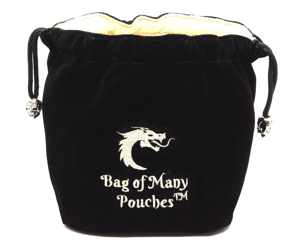 Old School Dice: Bag of Many Pouches Dice Bag - Black