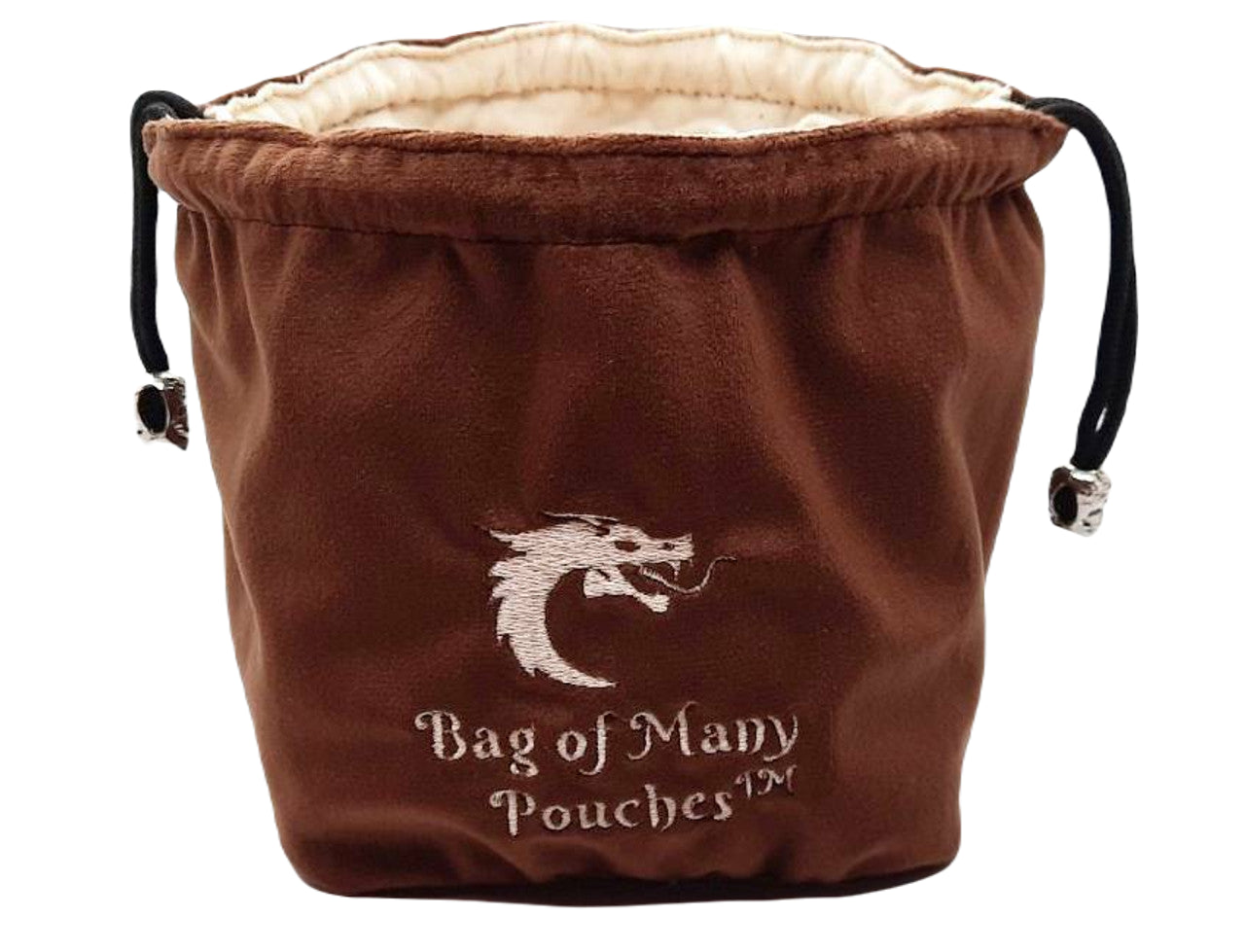 Old School Dice: Bag of Many Pouches Dice Bag - Brown