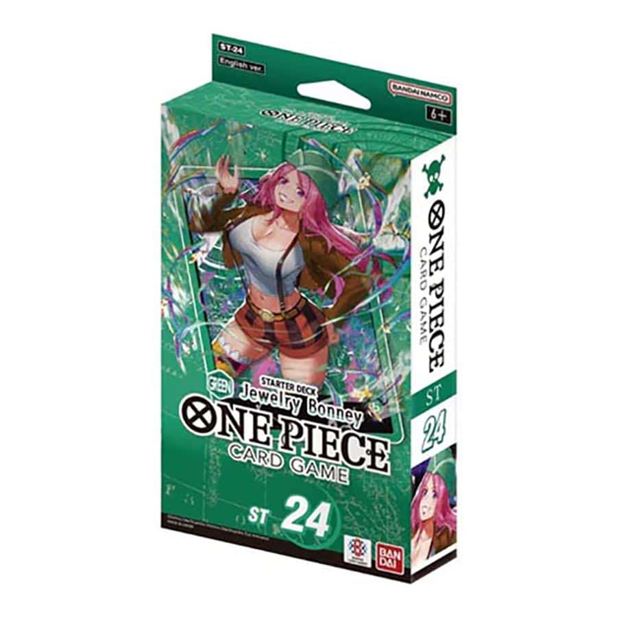 One Piece TCG: Green Starter Deck Display (6) (ST-24)
