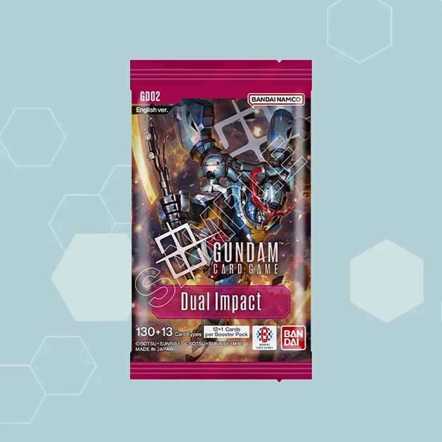 gundam dual impact booster box 2025 Bandai Namco Mobile Suit Gundam Card Game Dual Impact (GD02) (English) Booster  Box - 2025