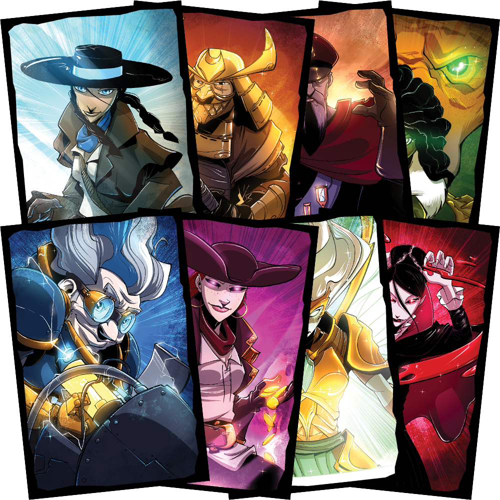Dice Throne: Season 2 Sleeves (8 heroes)