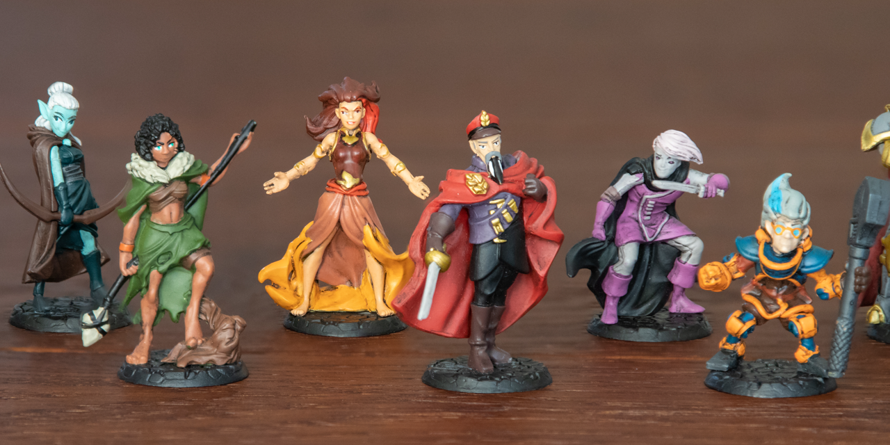 Dice Throne: Season 1 pre-painted miniatures