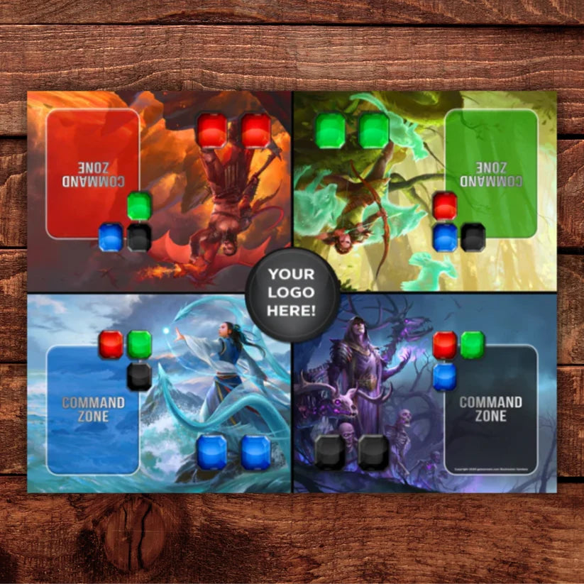 Commander Zone Mats - The Gaming Cantina Style