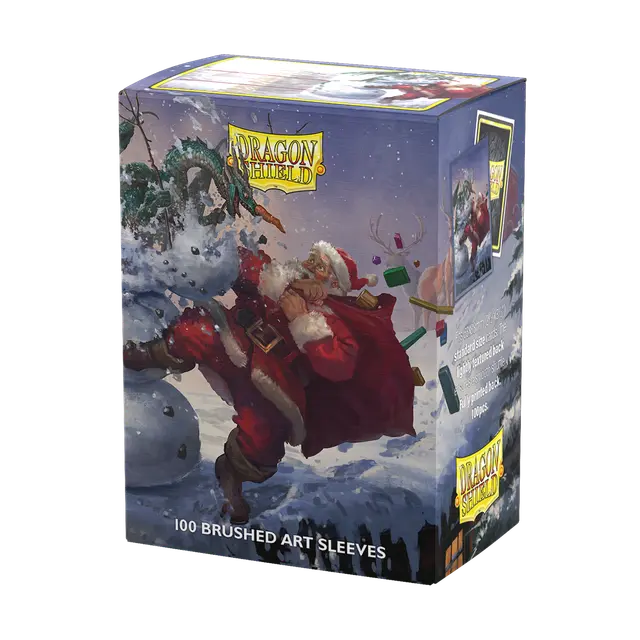 Dragon Shield Sleeves: Brushed Art Christmas 2025 (Box of 100)