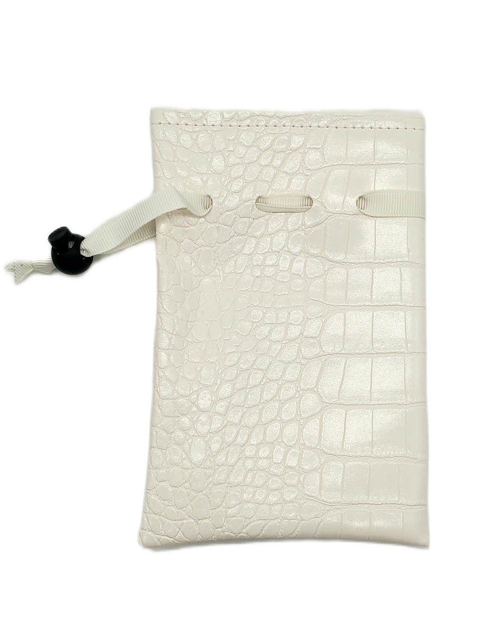 Old School Dice: Dragon Eye Dice Bag - White Dragon