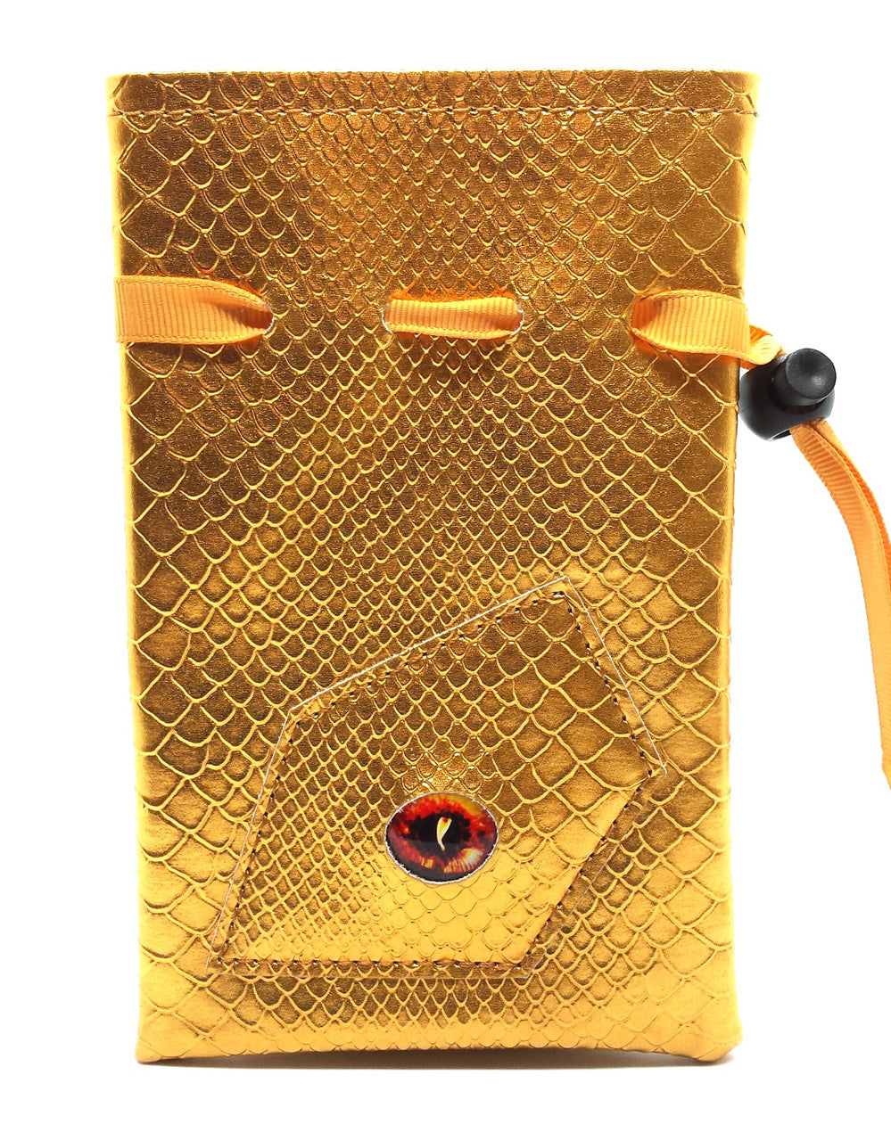 Old School Dice: Dragon Eye Dice Bag - Gold Dragon