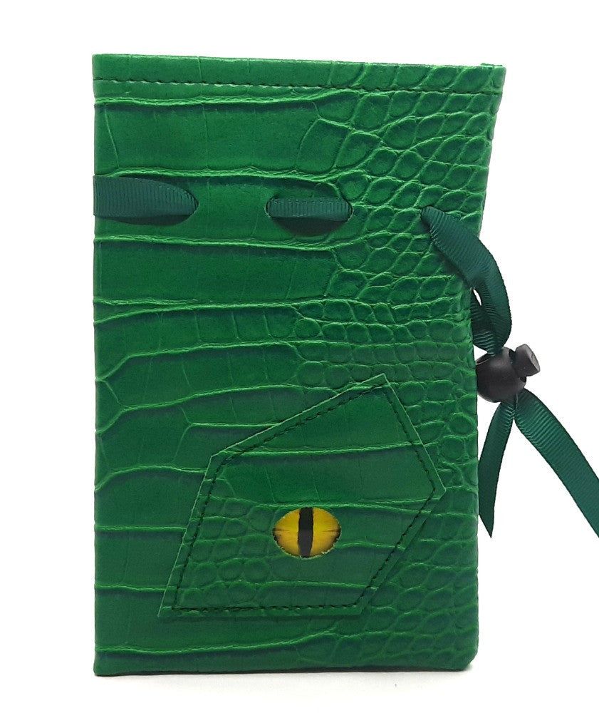 Old School Dice: Dragon Eye Dice Bag - Green Dragon