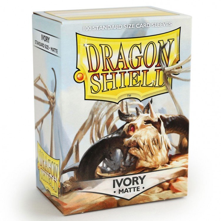 Dragon Shield Sleeve: Matte Ivory (100 Sleeves)