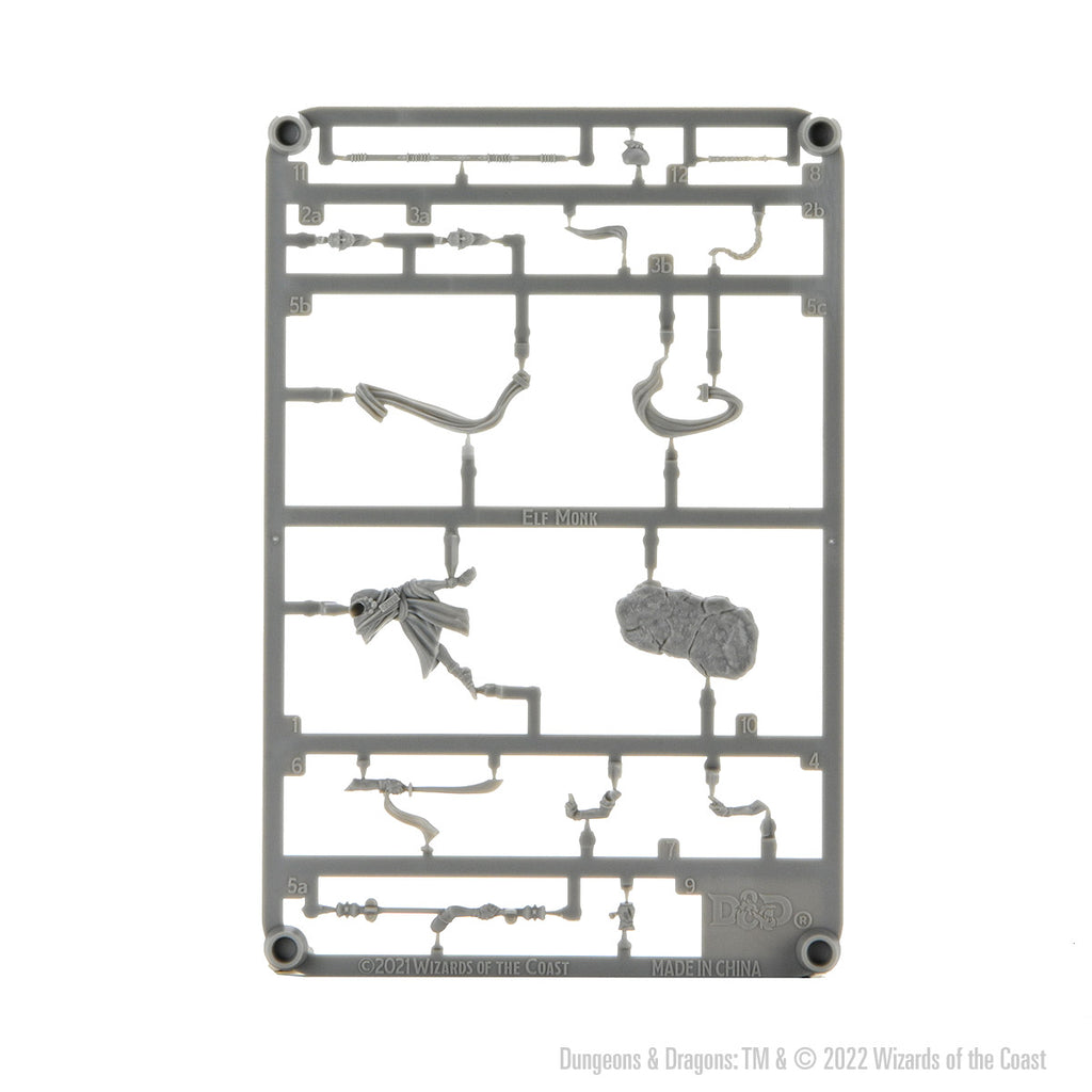 D&D: Frameworks: Male Elf Monk - Miniature