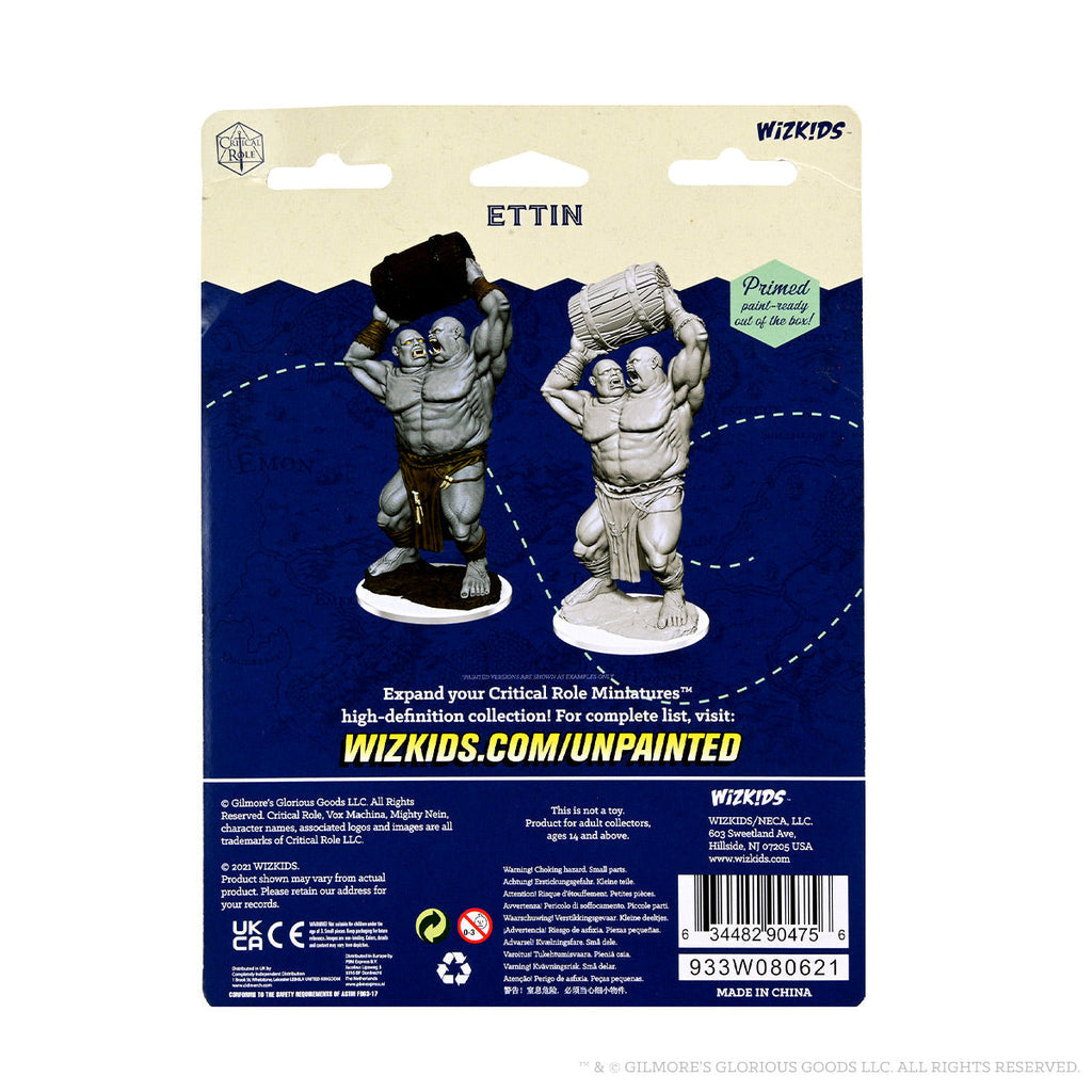 CRITICAL ROLE: ETTIN (UNPAINTED) MINIATURE