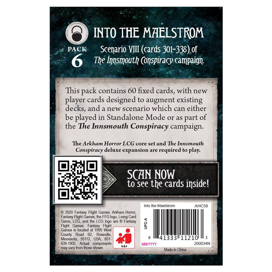 Arkham Horror: LCG: Into the Maelstrom Mythos Pack