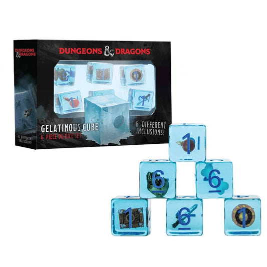 Fanroll: Dungeons and Dragons: Gelatinous Cube Dice 6ct
