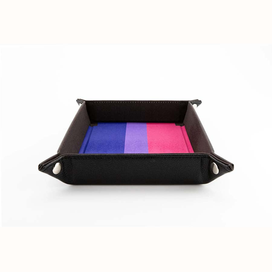 FanRoll: Pride Fold Up Velvet Dice Tray: Bisexual