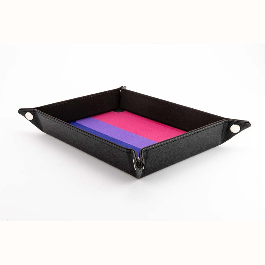 FanRoll: Pride Fold Up Velvet Dice Tray: Bisexual