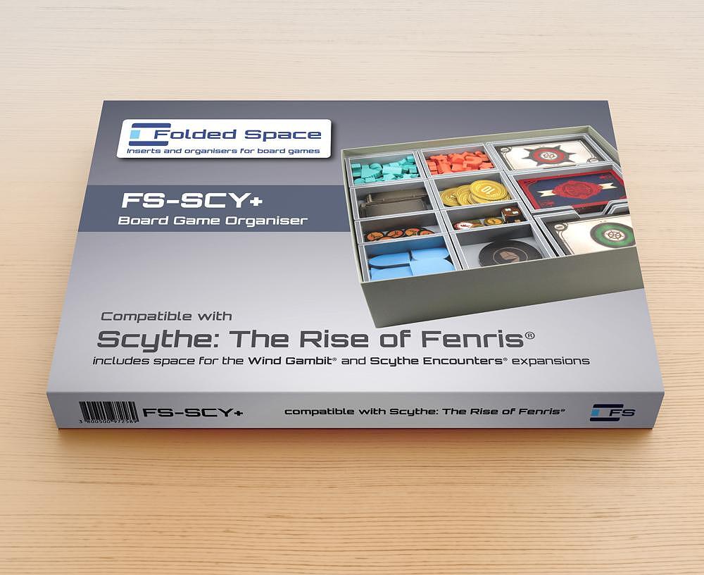 Folded Space: Board Game Insert for Scythe Fenris & Wind Gambit