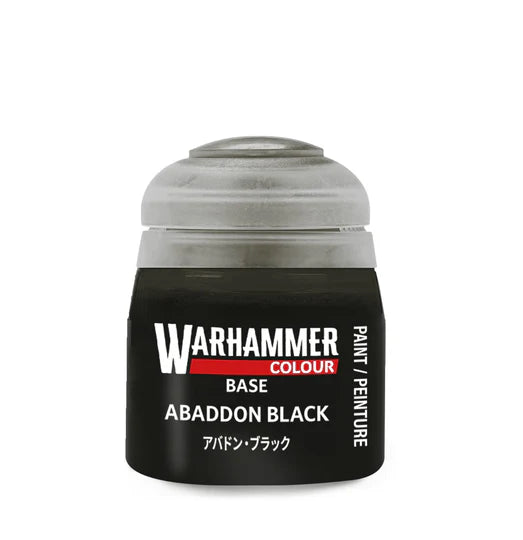 Base: Abaddon Black (Warhammer Colour)