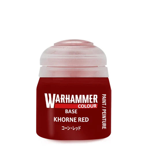 Base: Khorne Red (Warhammer Colour)