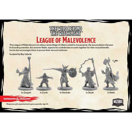 D&D: CS: The Wild Beyond The Witchlight: League Of Malevolence - 5 Miniatures