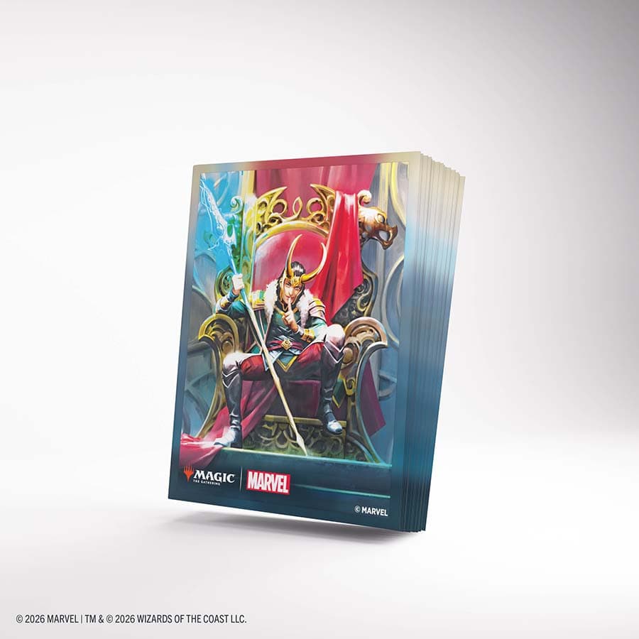 Magic: The Gathering | Marvel Super Heroes Premium Art Sleeves - Loki and Doctor Doom