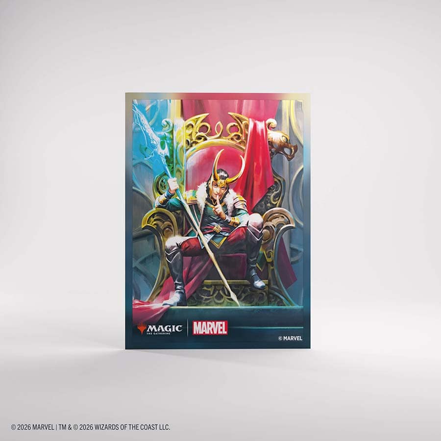 Magic: The Gathering | Marvel Super Heroes Premium Art Sleeves - Loki and Doctor Doom