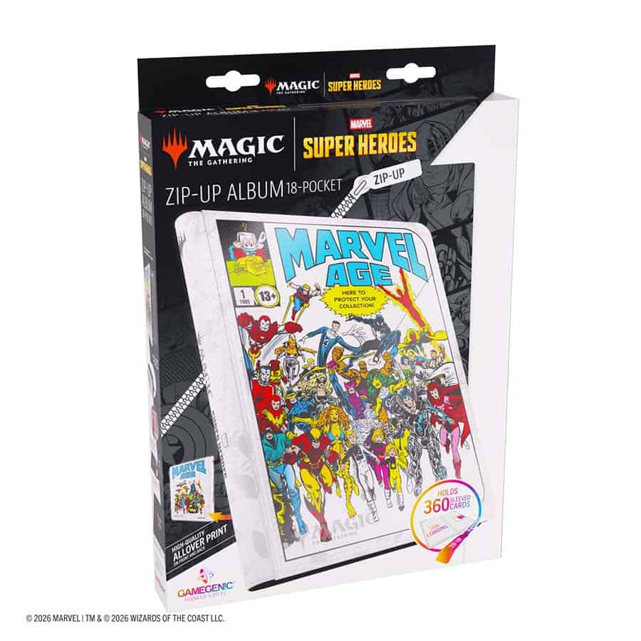 Magic: The Gathering | Marvel Super Heroes| 18- pocket zip-up album: Marvel Age
