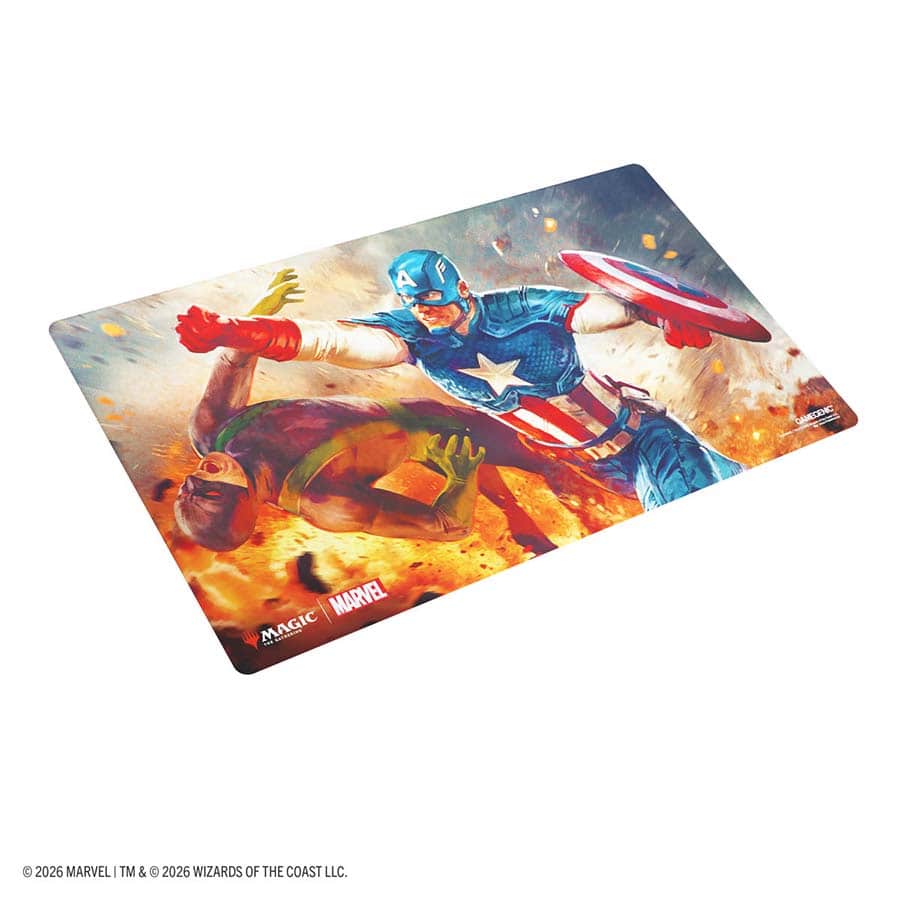 Gamegenic: Magic The Gathering: Marvel Super Heroes: Playmat: Captain America Super-Soldier