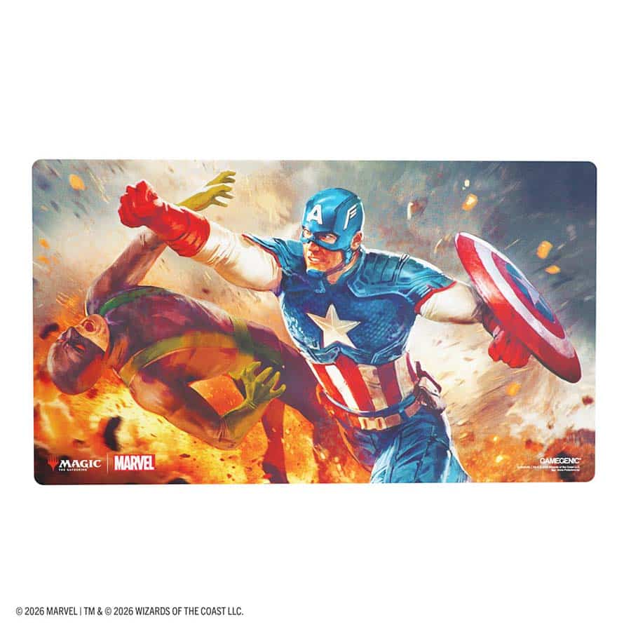 Gamegenic: Magic The Gathering: Marvel Super Heroes: Playmat: Captain America Super-Soldier