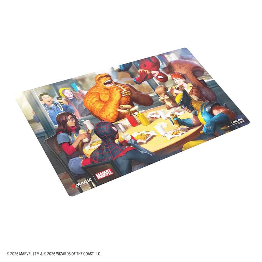 Gamegenic: Magic The Gathering: Marvel Super Heroes: Shiny Playmat: Heroic Feast
