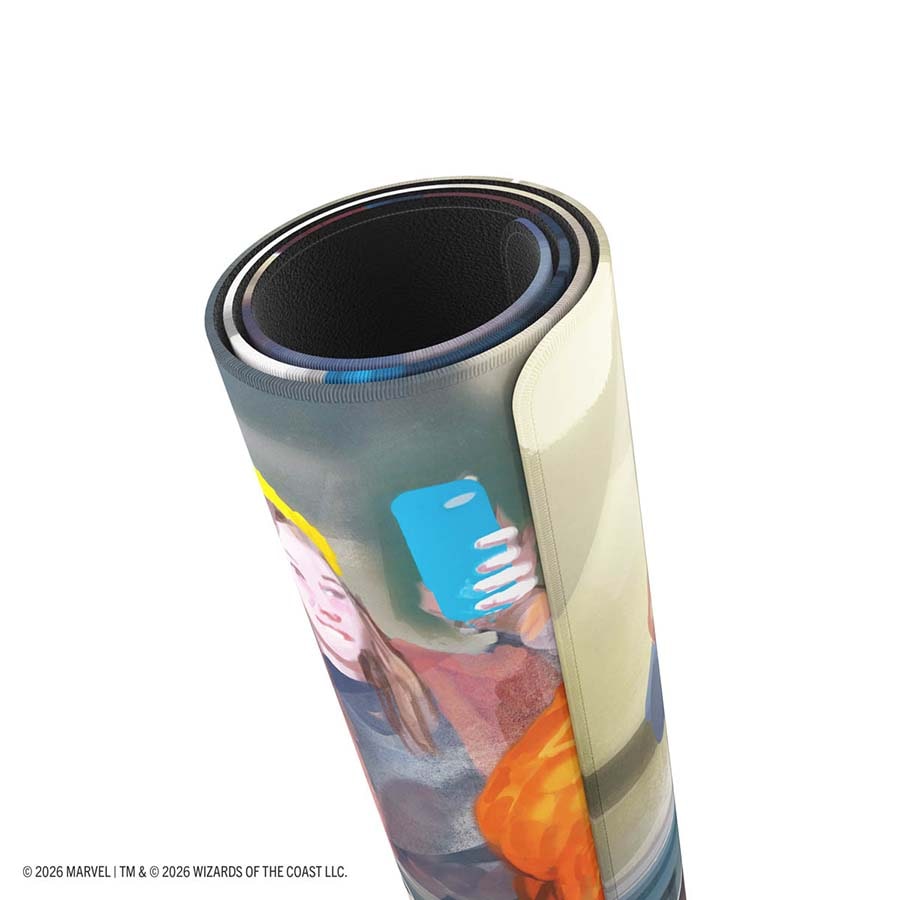 Gamegenic: Magic The Gathering: Marvel Super Heroes: Shiny Playmat: Heroic Feast