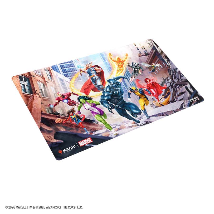Gamegenic: Magic The Gathering: Marvel Super Heroes: Shiny Playmat: Super Heroes